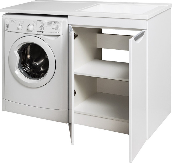 Изображение товара Тумба под умывальник Runo Лира 60 (напольная, белый)