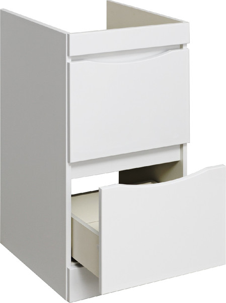 Изображение товара Тумба под умывальник Runo Орион 45 2 ящика (напольная, белый)