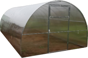 Изображение товара Теплица ИМпласт ЕвроПласт Агро 3х10 дуги 20х20 шаг 67 4мм / 15356 (с сотовым поликарбонатом)