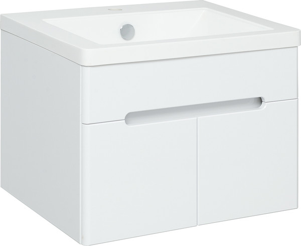 Изображение товара Тумба под умывальник Runo Парма 60 2 двери (подвесная)