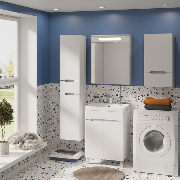 Изображение товара Тумба под умывальник Runo Парма 60 2 двери (напольная)