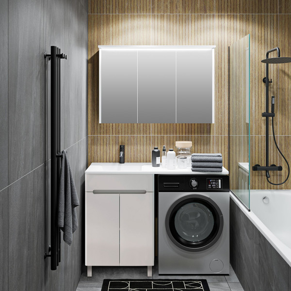 Изображение товара Тумба под умывальник Runo Парма 60 Гамма 120 лайт (напольная)