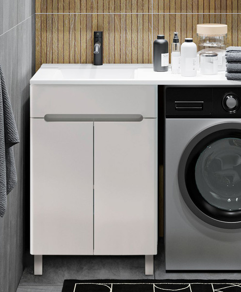 Изображение товара Тумба под умывальник Runo Парма 60 Гамма 120 лайт (напольная)