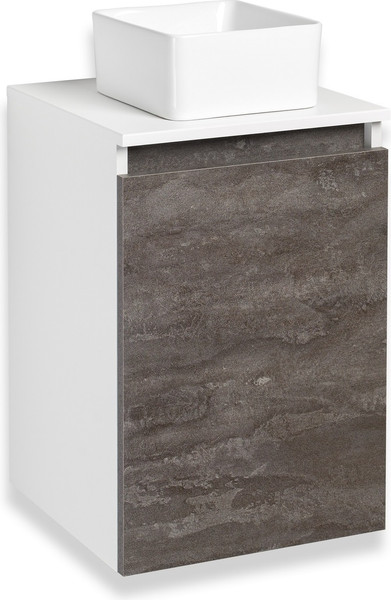 Изображение товара Тумба под умывальник Runo Бари 40 (подвесная, железный камень)