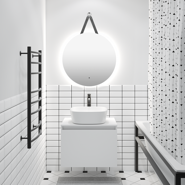 Изображение товара Тумба под умывальник Runo Бари 50 (подвесная, белый)