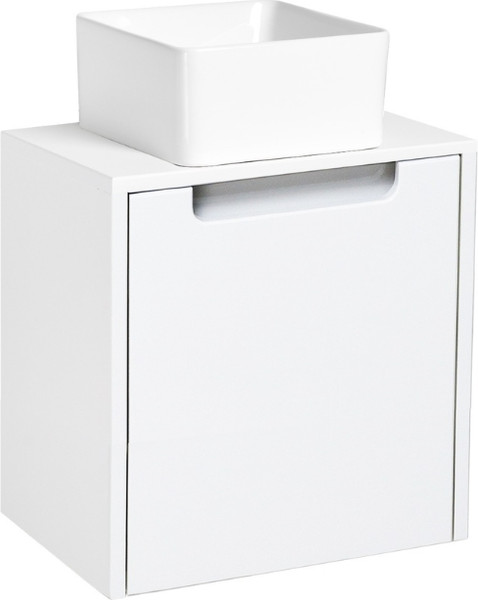Изображение товара Тумба под умывальник Runo Бари Микра 40 (подвесная, белый)