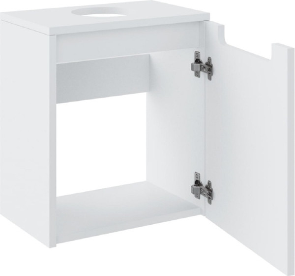 Изображение товара Тумба под умывальник Runo Бари Микра 40 (подвесная, белый)