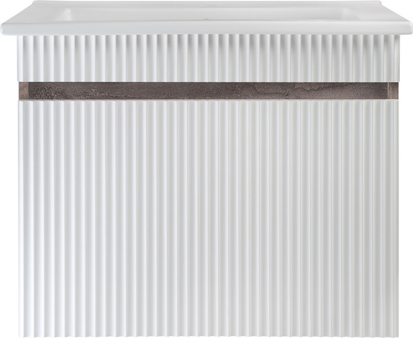 Изображение товара Тумба под умывальник Runo Модена 75 (подвесная, железный камень)