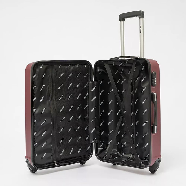 Изображение товара Чемодан на колесах Valigetti 340-1602/5-24BRD (бордовый)