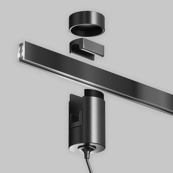 Изображение товара Трековый светильник Maytoni Focus Led Flarity TR157-1-12W3K-B