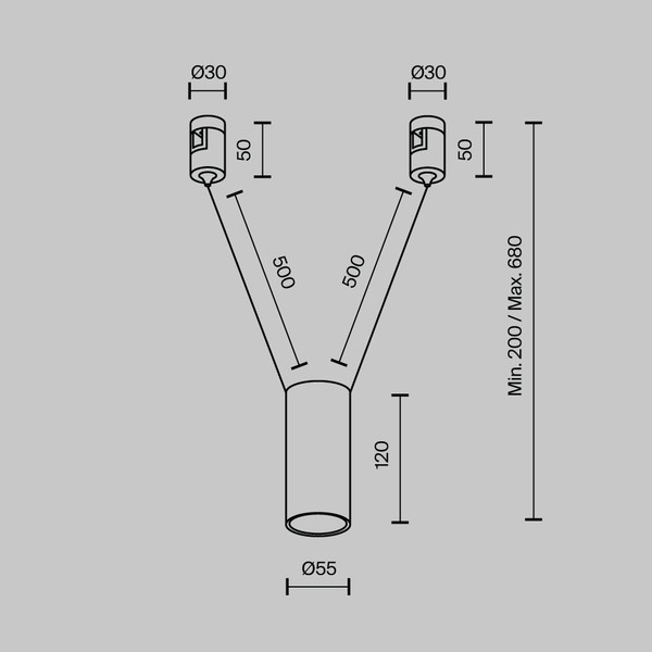 Изображение товара Трековый светильник Maytoni Focus Led Flarity TR157-1-12W3K-B