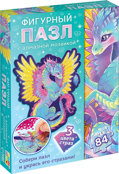 Изображение товара Развивающая игра Puzzle Time Волшебный дракон / 10145544 (84эл)