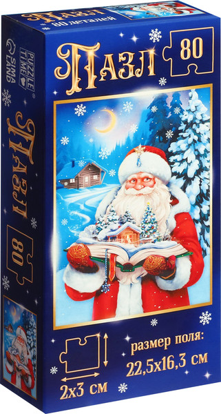 Изображение товара Пазл Puzzle Time Добрый Дедушка Мороз / 9863015 (80эл)