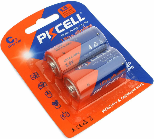 Изображение товара Комплект батареек Pkcell LR14-2B (2шт)