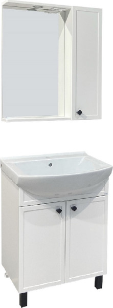 Изображение товара Тумба под умывальник Runo Римини 65 (напольная, белый)