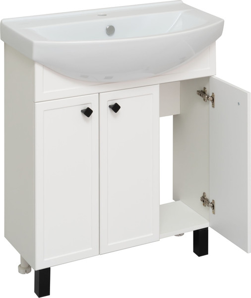 Изображение товара Тумба под умывальник Runo Римини 75 (напольная, белый)