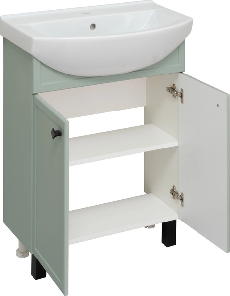 Изображение товара Тумба под умывальник Runo Римини 65 (напольная, мята)