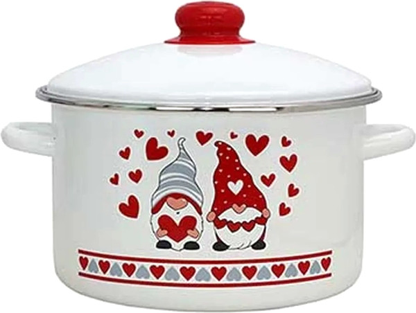 Изображение товара Кастрюля Эмаль Гномы 01-Б1614/4