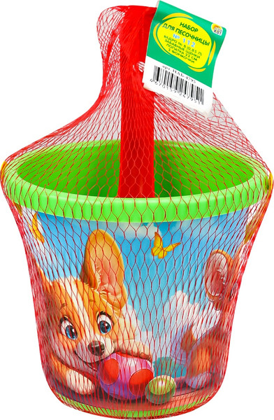 Изображение товара Набор игрушек для песочницы РЫЖИЙ КОТ Забавные щенки №112 / НАБ-4795