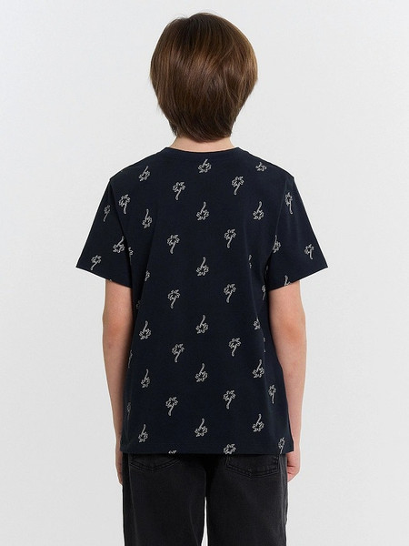 Изображение товара Комплект футболок детских Mark Formelle 113379-2 (р.134-68, голубая дымка/пальмы на темно-синем)