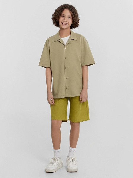 Изображение товара Рубашка детская Mark Formelle 113445 (р.140-68, пыльный хаки)