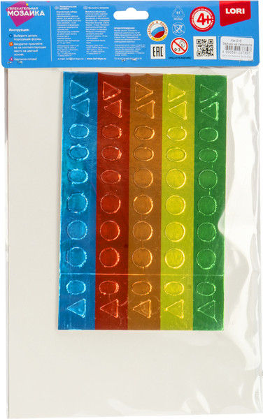 Изображение товара Набор для творчества Lori Увлекательная мозаика. Зайчик на самокате / Км-016