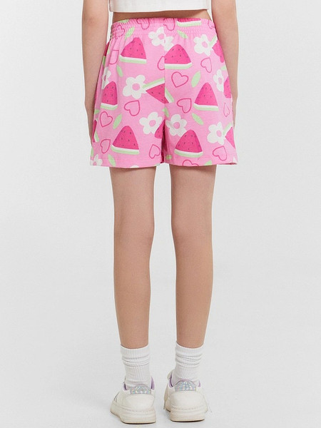 Изображение товара Шорты детские Mark Formelle 137726 (р.128-64, фрукты на розовом саше)