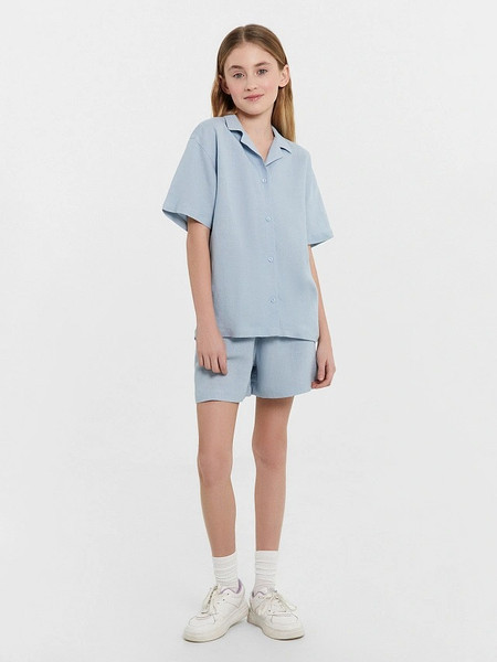 Изображение товара Шорты детские Mark Formelle 137745 (р.140-68, серо-голубой-1)