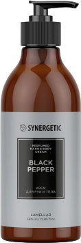 Изображение товара Крем для тела Synergetic Черный перец для рук и тела (380мл)