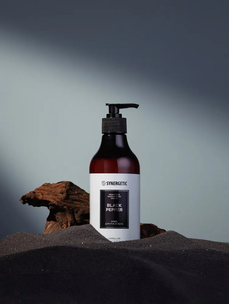 Изображение товара Крем для тела Synergetic Черный перец для рук и тела (380мл)