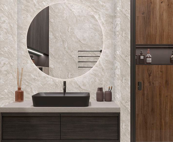 Изображение товара Панель ПВХ STELLA Light Slim Мрамор Корсика 672/1 (2600х250х5)