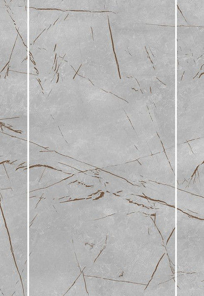 Изображение товара Панель ПВХ STELLA Light Slim Мрамор Грей 673/1 (2600х250х5)