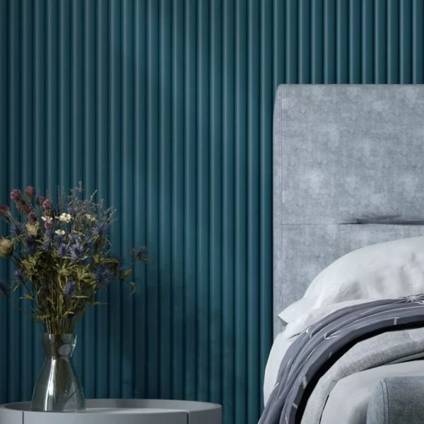 Изображение товара Профиль для стеновой панели STELLA Старт-Финиш МДФ Wave De Luxe Ocean (2700x55x16)