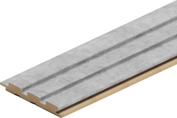 Изображение товара Реечная панель STELLA Beats Premium Бетон чикаго (2700x119x16)