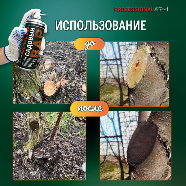 Изображение товара Средство защиты растений 7плюс1 Professional Садовый вар (2x520мл)