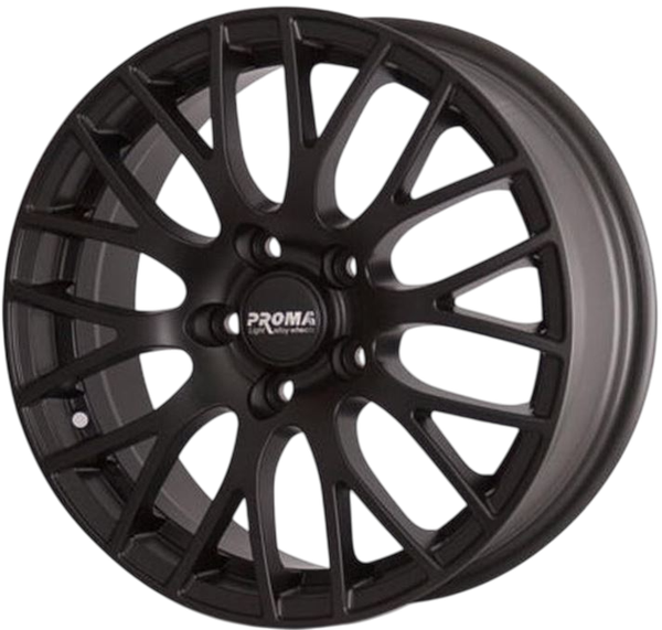 Изображение товара Литой диск Proma GT 16x6.5" 5x105мм DIA 56.6мм ET 39мм Черный матовый New