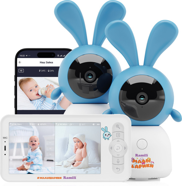 Изображение товара Видеоняня Ramili Baby RV100X2KROSH