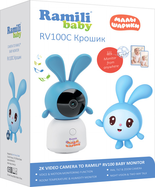 Изображение товара Видеоняня Ramili Baby RV100CKROSH