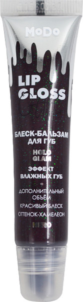 Изображение товара Блеск для губ Modum Modo HoloGlam Nero Блеск-бальзам (15мл)