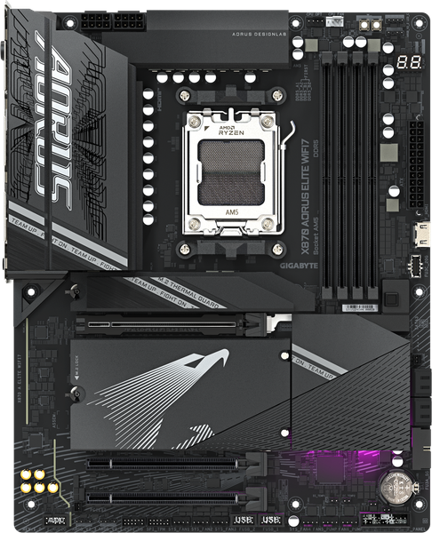 Изображение товара Материнская плата Gigabyte X870 Aorus Elite WiFi7 rev.1.1