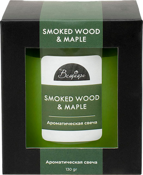 Изображение товара Свеча Вещицы Smoked Wood& Maple YJC-25