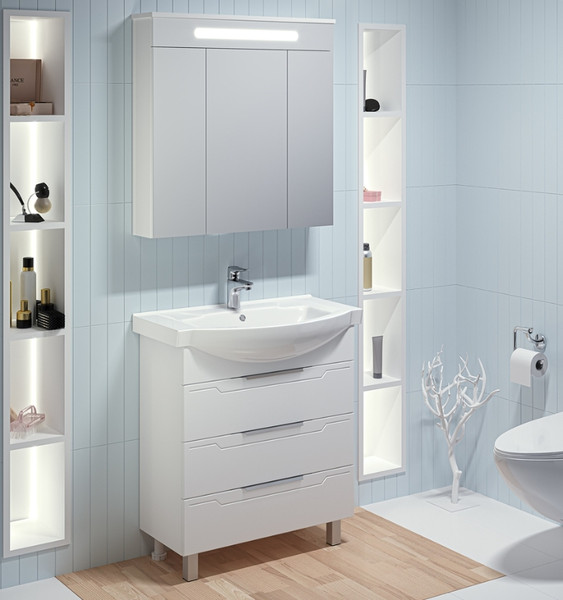 Изображение товара Тумба под умывальник Runo Верона 75 (напольная)