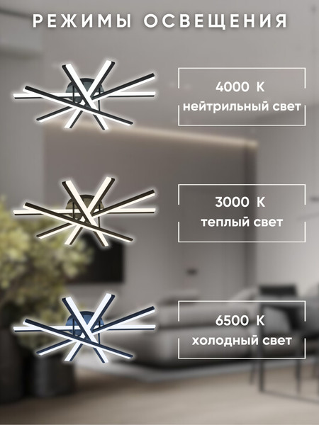Изображение товара Люстра Aitin-Pro JX630116/5 (черный)