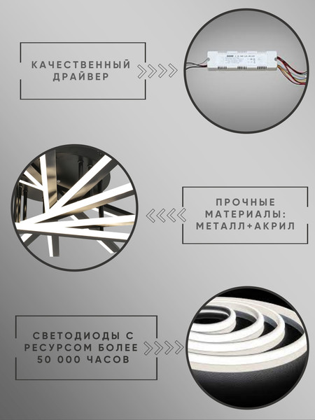 Изображение товара Люстра Aitin-Pro JX630116/7 (черный)