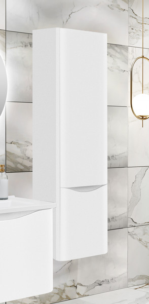 Изображение товара Шкаф-полупенал для ванной Runo Тоскана (подвесной, белый)
