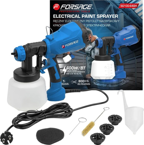 Изображение товара Краскопульт электрический Forsage F-SG100-640H