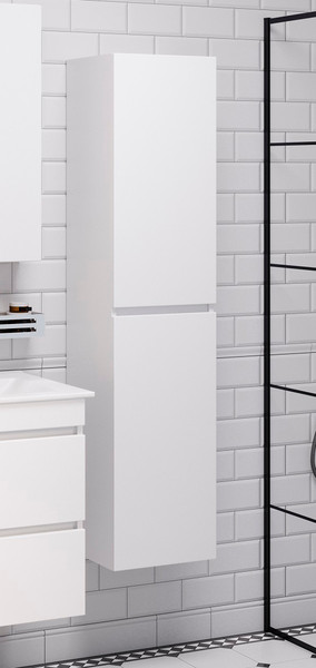 Изображение товара Шкаф-пенал для ванной Runo Манхэттен 35 (подвесной, белый)