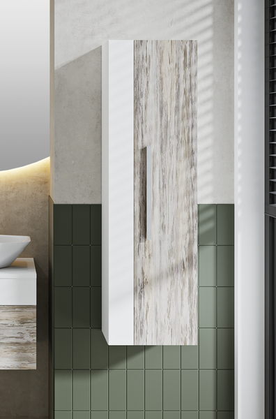 Изображение товара Шкаф-полупенал для ванной Runo Вудлайн 35 (подвесной)