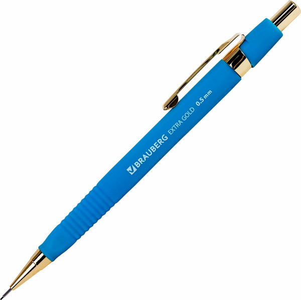 Изображение товара Механический карандаш Brauberg Extra Gold. С набором грифелей / 181964