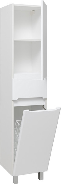 Изображение товара Шкаф-пенал для ванной Runo Парма 35 правый с корзиной (напольный/подвесной)